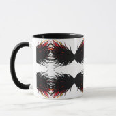 Wellust Abstracte 7 Doodzonden Alcohol Inkunst Mok (Links)