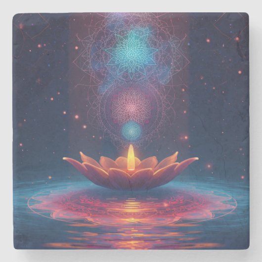 Welness  stenen onderzetter (Voorkant)