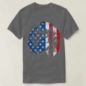 Welnu, Amerikaanse vlaggetlasslasslasser T-shirt (Design voorkant)