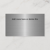 Welnu, dubbelzijdig Visitekaartje nieuw (Achterkant)