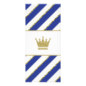 Welnu, wensen Kaart, Baby shower, Prince, 25 Pack Reclamekaart (Achterkant)