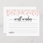 Welnu, wenst de Kaart van de Bride en van de Groom (Voorkant / Achterkant)