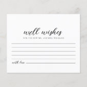 Welnu, wenst de Kaart van de Bride en van de Groom (Voorkant)