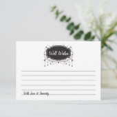 Welnu, wenst het Zwarte Etiket "Jar Kaarten" Advic Advieskaart (Staand voorkant)