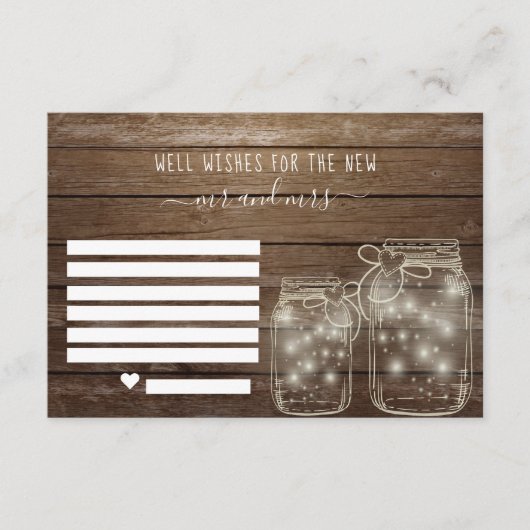 Welnu, wil de Bride en Groom | Advice Jar Advieskaart (Voorkant)