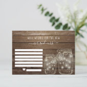 Welnu, wil de Bride en Groom | Advice Jar Advieskaart (Staand voorkant)