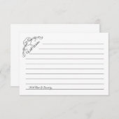 Welnu, wil een wending Heart "Jar Cards"-advieskaa Advieskaart (Voorkant / Achterkant)