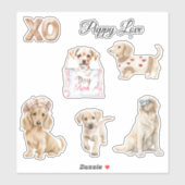 Welpenliefde Mutse XO Sticker (Vel)