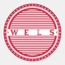 Wels City Pride Emblem – Austria Identity Ronde Sticker