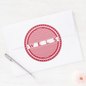 Wels City Pride Emblem – Austria Identity Ronde Sticker (Envelop)