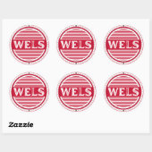 Wels City Pride Emblem – Austrian Identity Ronde Sticker (Vel)