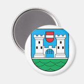 Wels, Oostenrijk Magneet (Voorkant / Achterkant)