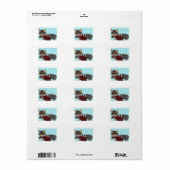Welse Corgi Snoepdief Inbreker Etiket (Full Sheet)