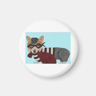 Welse Corgi Snoepdief Inbreker Magneet