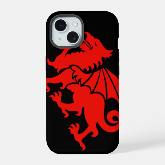Welse Draak iPhone 15 Case (Achterkant)