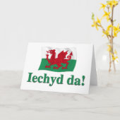 Welse Groet (juicht! toe) Kaart (Gele Bloem)