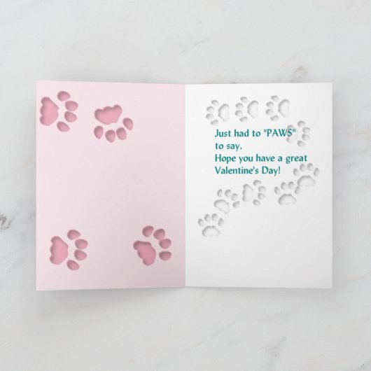 Welse Valentijnsdag Corgi Feestdagen Kaart (Binnen)