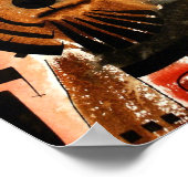 Welsh/ Airedale Terrier dk_2005aug8d Poster (Hoek)