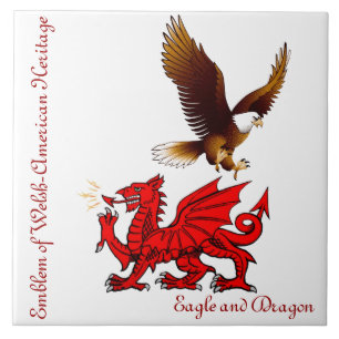 Welsh-American Collector's Tile Tegeltje