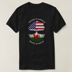Welsh-American Roots in Wales Celtic Tree T-shirt