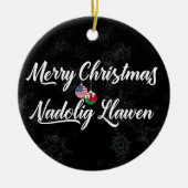 Welsh Amerikaanse tweetalige vakantie decoratie (Voorkant)