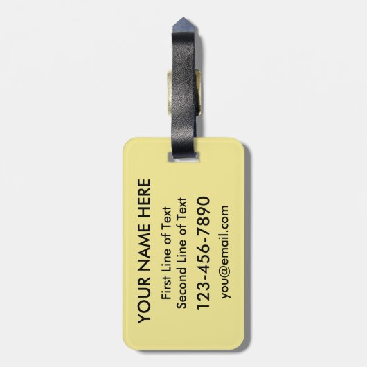 Welsh At Heart Bagagelabel Sjabloon, Wales (Achterkant verticaal)