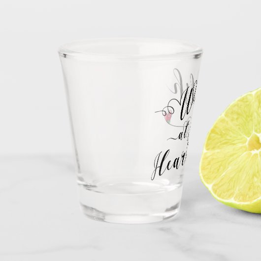 Welsh At Heart, Wales Shot Glas (Links)