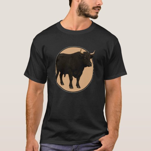 Welsh Black Cattle Welsh Black Stier T-shirt (Voorkant)