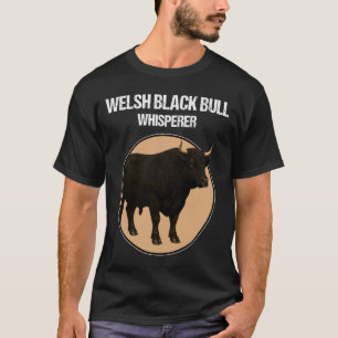 Welsh Black Rundvee Welsh Black Stier T-shirt