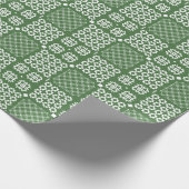 Welsh Blanket Pattern Tapestry Carthen Cadeaupapier (Hoek)