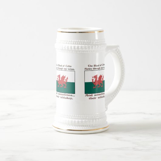 Welsh Blood of Celts and Whiskey Bierpul (Voorkant rechts)