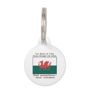 Welsh Blood van Kelten Stroomt door Aderen Soms Wh Huisdierpenning