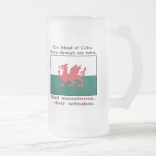 Welsh Blood van Kelten Stroomt door Aderen Soms Wh Matglas Bierpul