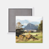 WELSH BOERDERIJ EN MOUNTAIN LANDSCHAP MAGNEET (Voorkant / Achterkant)