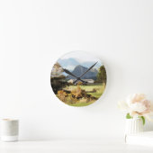 WELSH BOERDERIJ EN MOUNTAIN LANDSCHAP RONDE KLOK (Huis)