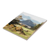 WELSH BOERDERIJ EN MOUNTAIN LANDSCHAP TEGELTJE (Zijkant)