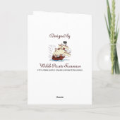 Welsh Bon Voyage Greeting Kaart (Achterkant)