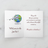 Welsh Bon Voyage Greeting Kaart (Binnen)