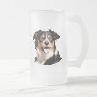 Welsh Border Collie Beer Mok