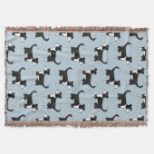 Welsh Border Collie Dog Deken (Voorkant)