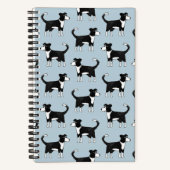 Welsh Border Collie Sheepdog Cute Pattern Notitieb Notitieboek (Voorkant)