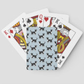 Welsh Border Collie Sheepdog Pattern Pokerkaarten (Achterkant)