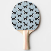 Welsh Border Collie Sheepdog Pattern Tafeltennisbatje (Voorkant)