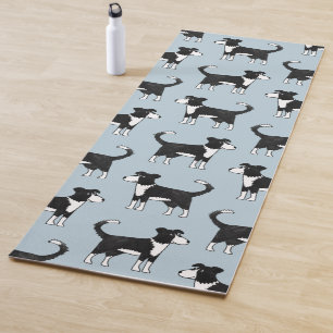 Welsh Border Collie Sheepdog Pattern Yogamat