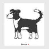 Welsh Border Collie Sheepdog Sticker (Vel)