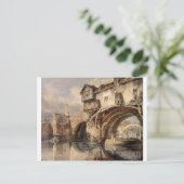 Welsh Bridge in Shrewsbury door William Turner Briefkaart (Staand voorkant)