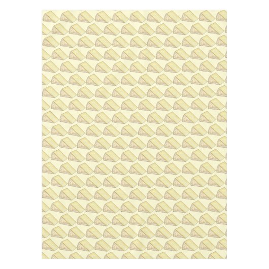 Welsh Caerphilly Cheese Wedge Food Wales UK Tafelkleed (Voorkant)