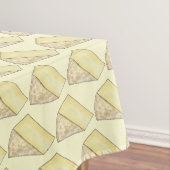 Welsh Caerphilly Cheese Wedge Food Wales UK Tafelkleed (Voorbeeld)