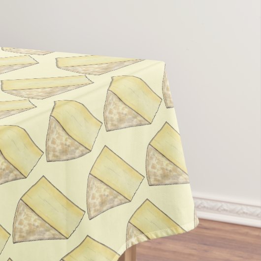 Welsh Caerphilly Cheese Wedge Food Wales UK Tafelkleed (Voorbeeld)