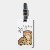 Welsh Cakes Welshcakes Bakestones UK Bagagelabel (Voorkant verticaal)